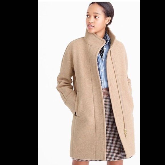 J. Crew Jackets & Blazers - J. Crew Women's Camel Tan Wool Pea Coat